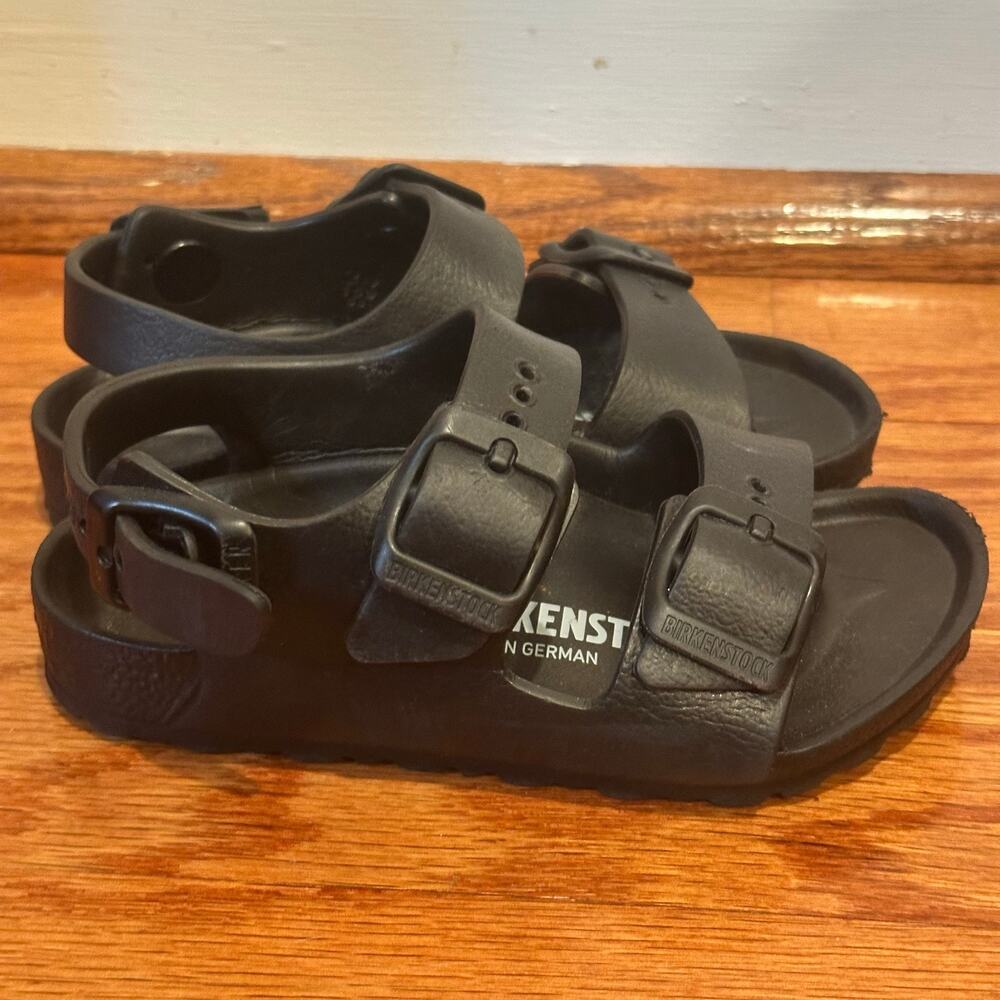 Birkenstock Milano EVA Kids Black Sandals EU 26 US 8–8.5 Toddler